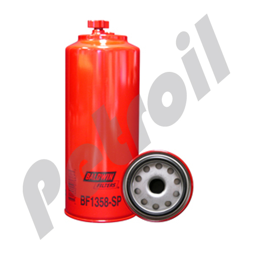 Bf Sp Filtro Combustible Baldwin Separador Roscado C Drenaje C