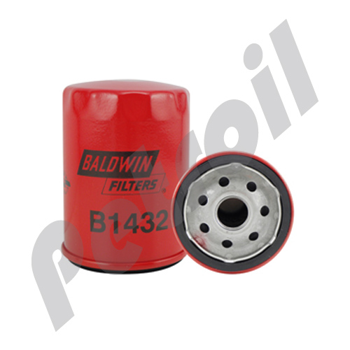 B1432 Filtro Aceite Baldwin Roscado Con Valvula Antirretorno 51522 GMC ...