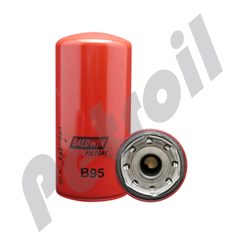 B95 Filtro Baldwin Aceite Roscado Cummins Detroit Diesel 25010495 ...