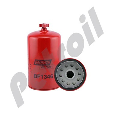 BF1346 Filtro Baldwin Combustible Roscado (Diesel)