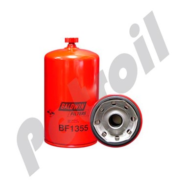 BF1355 Filtro Baldwin Combustible Roscado (Diesel)