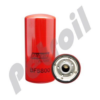 BF5800 Filtro Baldwin Combustible Roscado Detroit Diesel 6438839  GMC 25010793 33118 FF5207 P556915