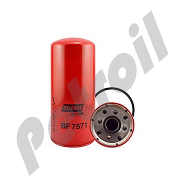 BF7571 Filtro Baldwin Combustible Roscado (Diesel)