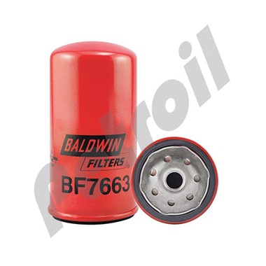 BF7663 Filtro Combustible Baldwin Roscado Iveco 1907640 Atlas Copco  97101894 Volvo 838593 FF5284 33373 LFF5284 P1129A