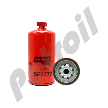 BF7772 Filtro Baldwin Combustible Roscado (Diesel)