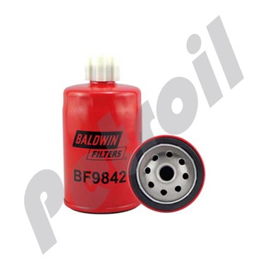 BF9842 Filtro Baldwin Combustible Roscado (Diesel)