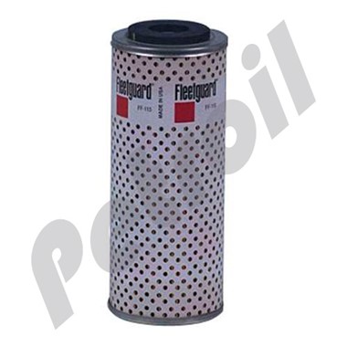 FF115 Fleetguard Cartucho de filtro de combustible de metal Allis  Chalmers 43711650; Clark 944475; Waukesha 151137 PF810 P550