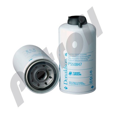 P550847 Donaldson Filtro Combustible/Separador de Agua Roscado