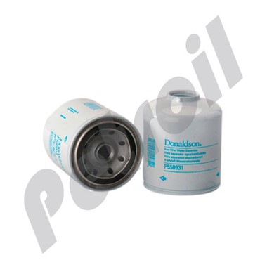 P550931 Donaldson Filtro Combustible/Separador de Agua Roscado