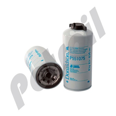 P551075 Donaldson Filtro Combustible/Separador de Agua Roscado