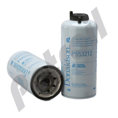 P553212 Donaldson Filtro Combustible/Separador de Agua Roscado