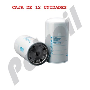 P554470-12 CAJA 12 Filtro Donaldson Combustible Roscado Primario Mack  483GB470M 33588 FF5381 LFF4470 BF7656 F3588